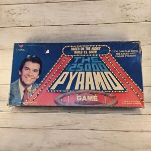 Vintage 1986 The $25,000 Pyramid Board Game Cardinal No. 5050 Dick Clark TV Show